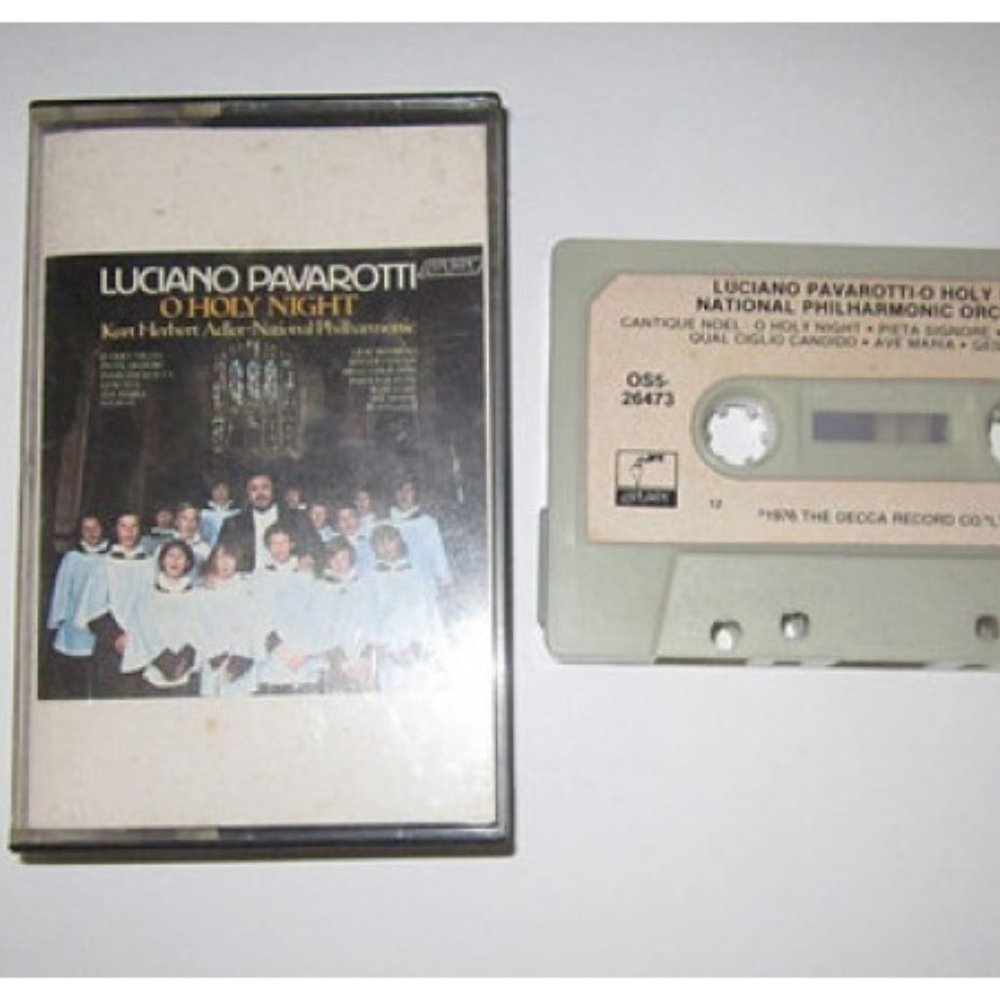 LUCIANO PAVAROTTI O HOLY NIGHT CASSETTE